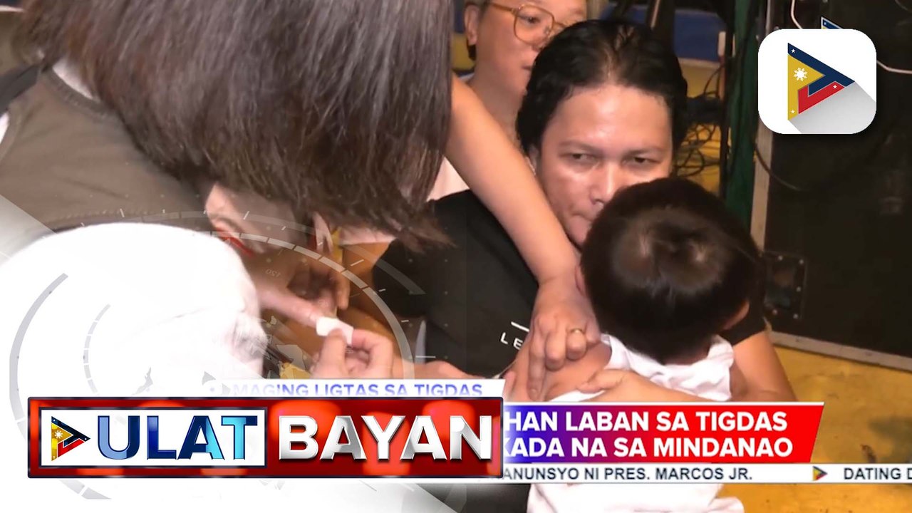 DOH, target mabakunahan ang halos lahat ng bata sa pag-arangkada ng 'Ligtas-Tigdas' vaccination campaign sa Mindanao | ulat ni Regine Lanuza ng PTV Davao