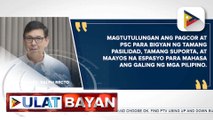 PAGCOR at PSC, nagkasundong pagandahin ang mga sports facility ng bansa at palakasin ang suporta sa atletang Pilipino