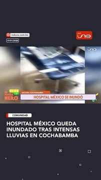 Las intensas lluvias provocaron severas inundaciones que dejaron al Hospital México completamente repleto de agua, afectando áreas internas y generando preocupación entre pacientes, personal médico y familiares.