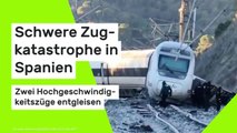 Schwere Zugkatastrophe in Spanien: Zwei Hochgeschwindigkeitszüge entgleisen – mindestens 39 Tote