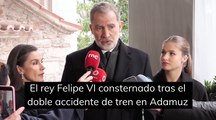 El rey Felipe VI consternado tras el doble accidente de tren en Adamuz