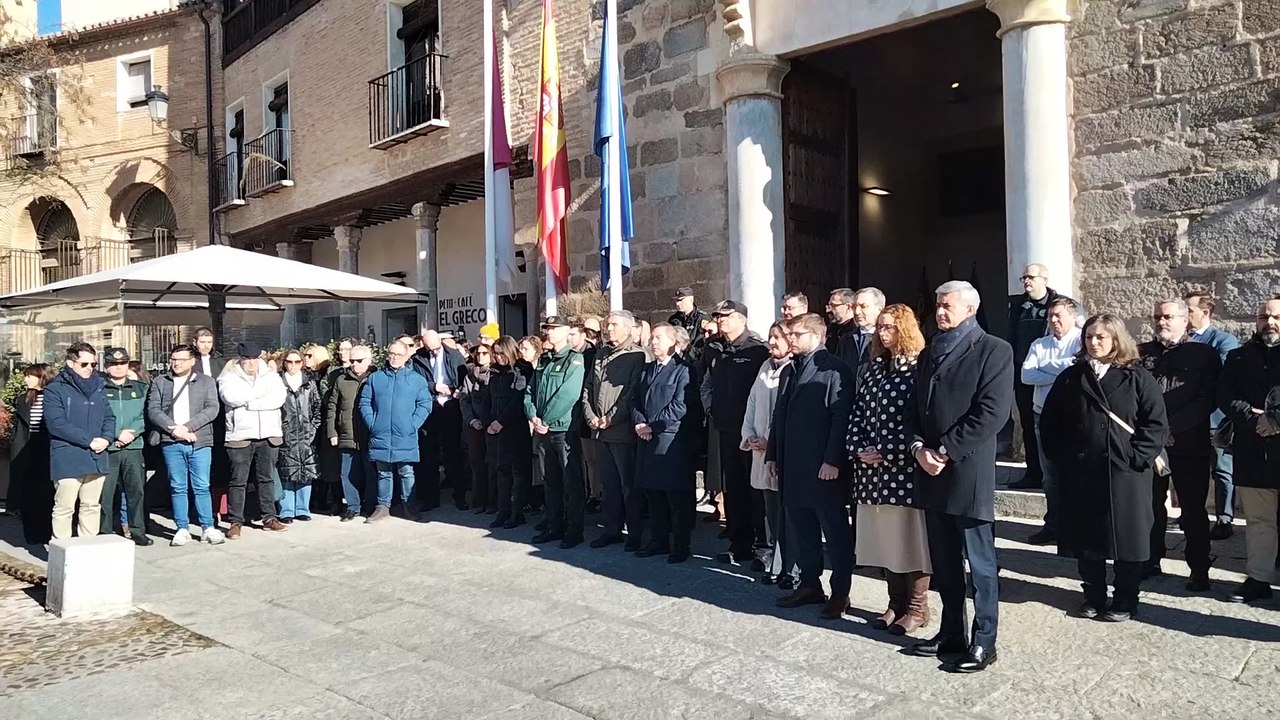 Minuto silencio accidente tren