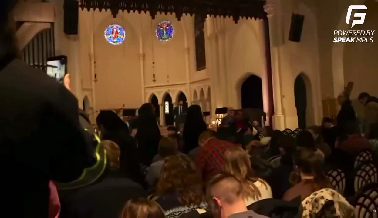 Anti-ICE protesters are turning to churches in Minneapolis and shutting down service.