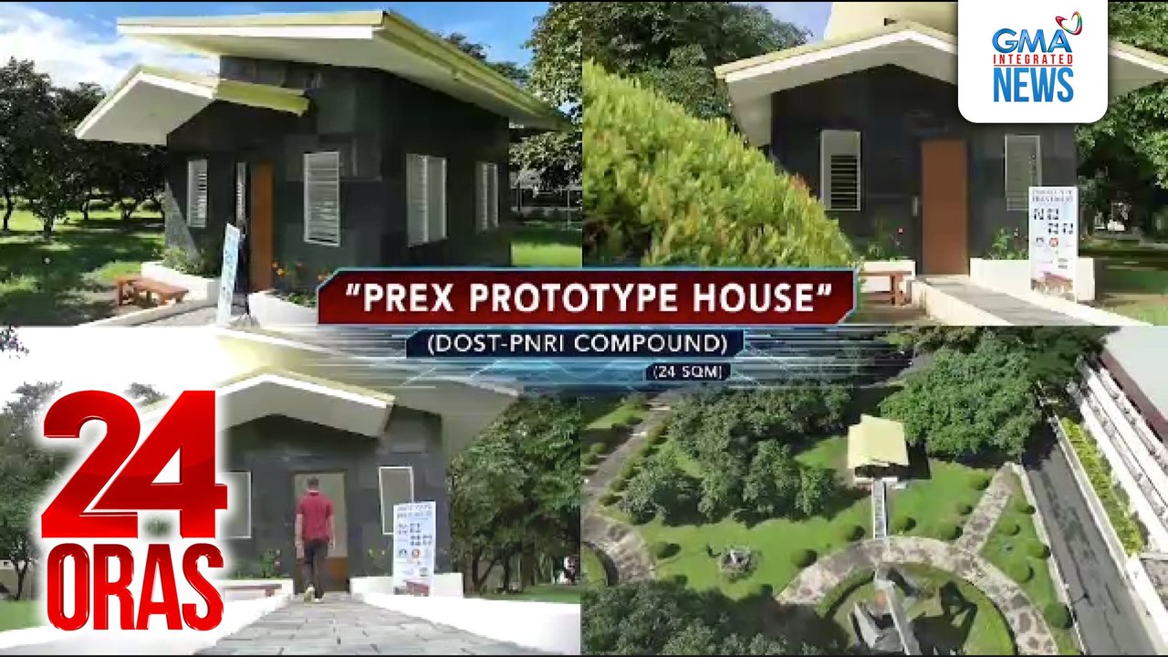 Tiles, lumber at bricks ng prototype house, yari sa basurang plastic na pinroseso ng radiation | 24 Oras