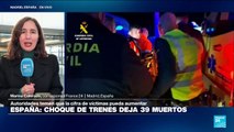 España: Pedro Sánchez visitará el lugar de accidente ferroviario que dejó 39 muertos