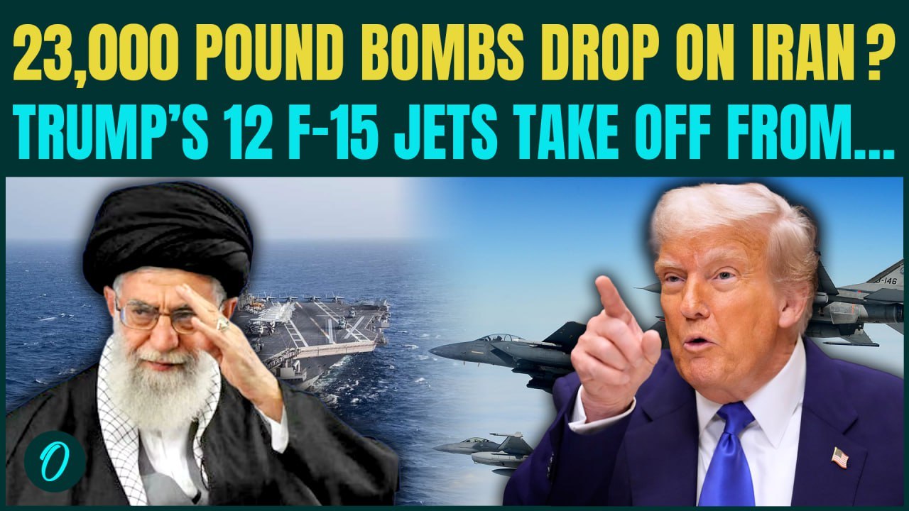 Trump To KILL Khamenei With F-15 Strikes? 12 Jets, 2 NUKE Warships Within Iran’s Range | Iran vs US