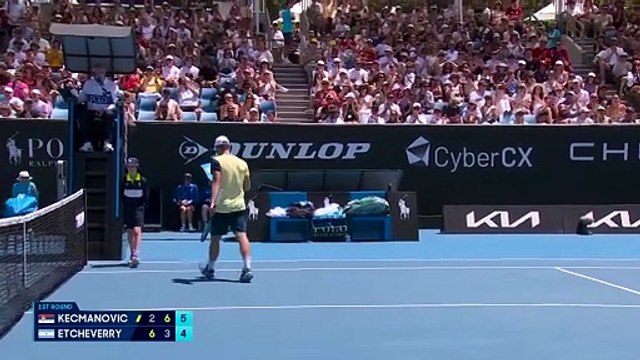 Miomir Kecmanovic vs Tomas Martin Etcheverry | destacados | Primera Ronda del Abierto de Australia 2026