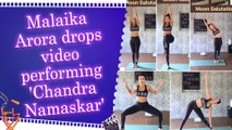 Malaika Arora shared a glimpse of her weekly yoga routine, says 'Chandra Namaskar for inner calm'