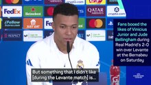 Real Madrid fans 'should boo the whole team, not a few players' - Mbappe