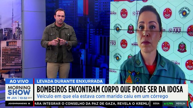 Corpo de idosa ARRASTADA por ENXURRADA em SP é encontrado; capitão dos Bombeiros traz DETALHES