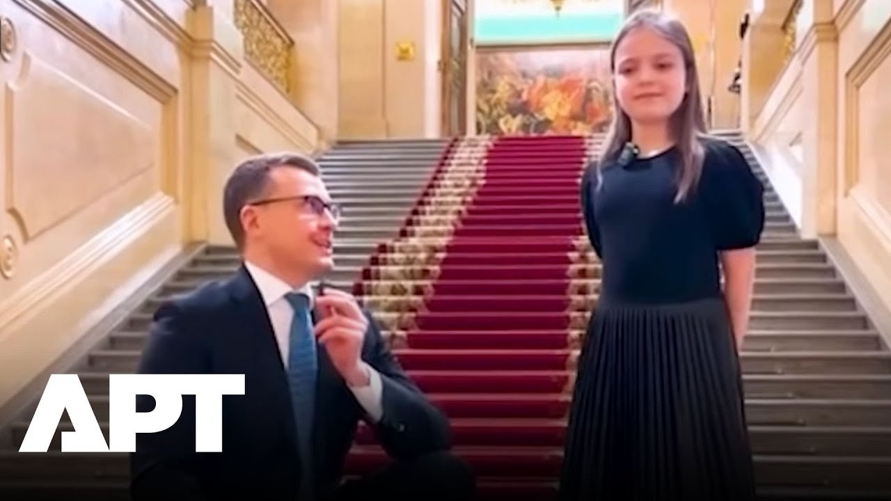 WATCH : Youngest Reporter In Kremlin History Films Her First Report | APT