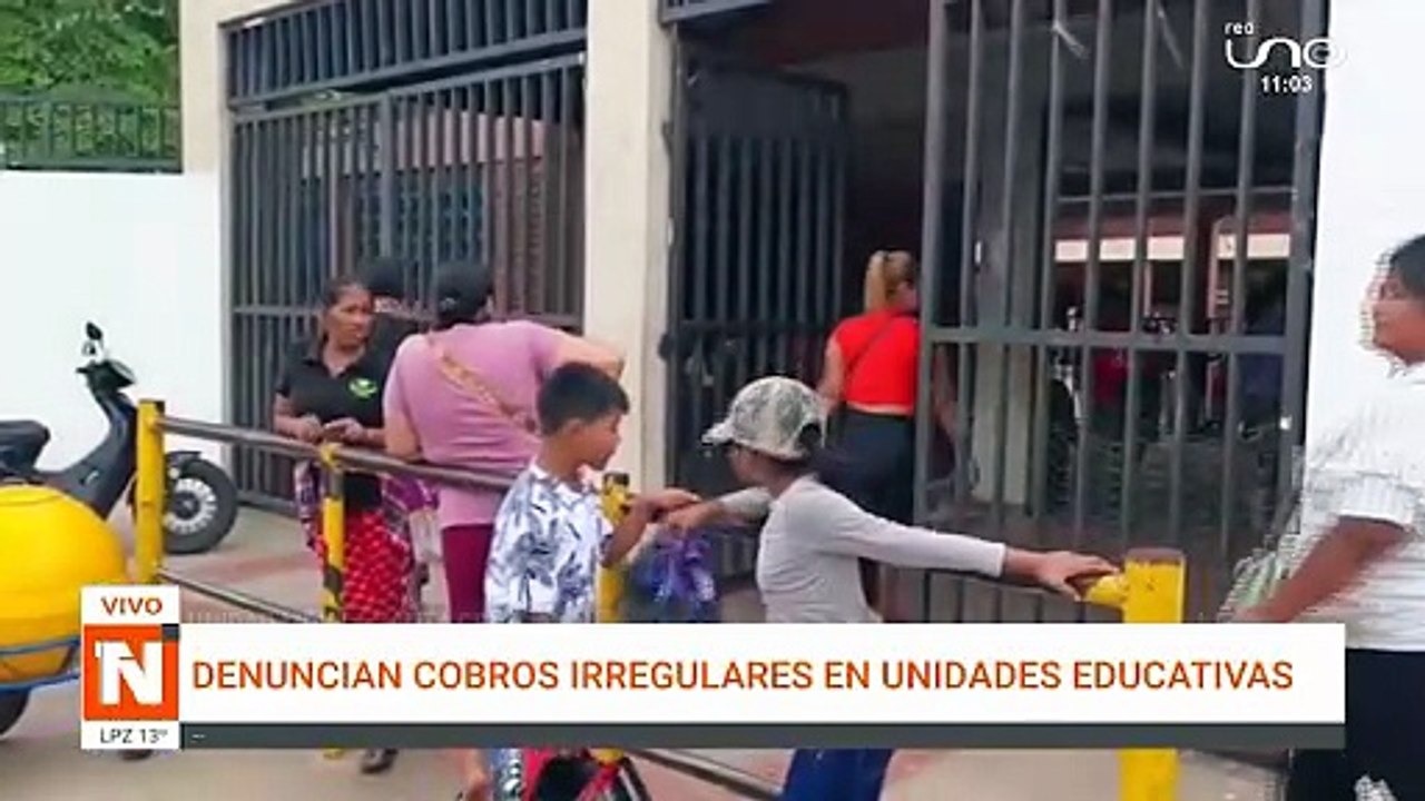DENUNCIAN COBROS IIREGULARES EN UNIDAD EDUCATIVAS