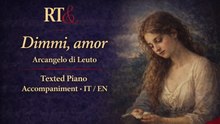 Dimmi amor (Arcangelo del Leuto) – Texted Piano Accompaniment | IT/EN