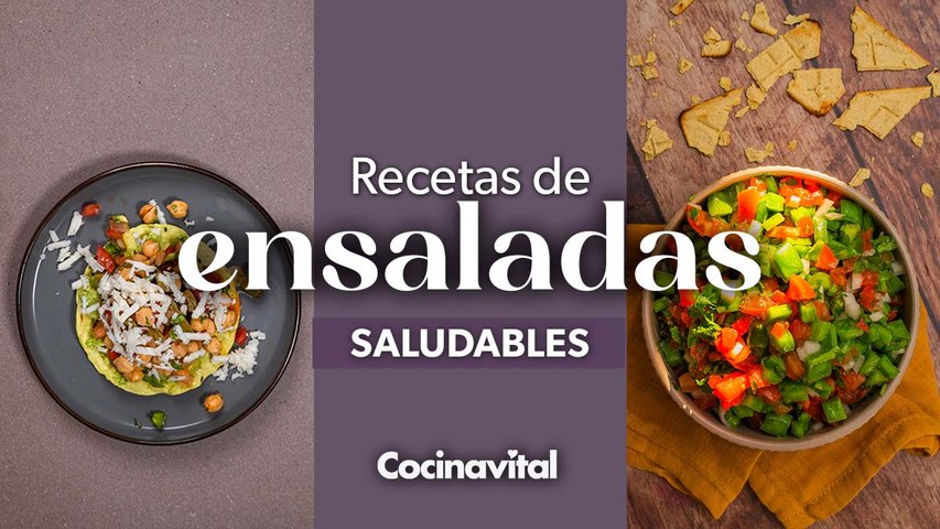 5 ensaladas saludables y deliciosas para menú semanal