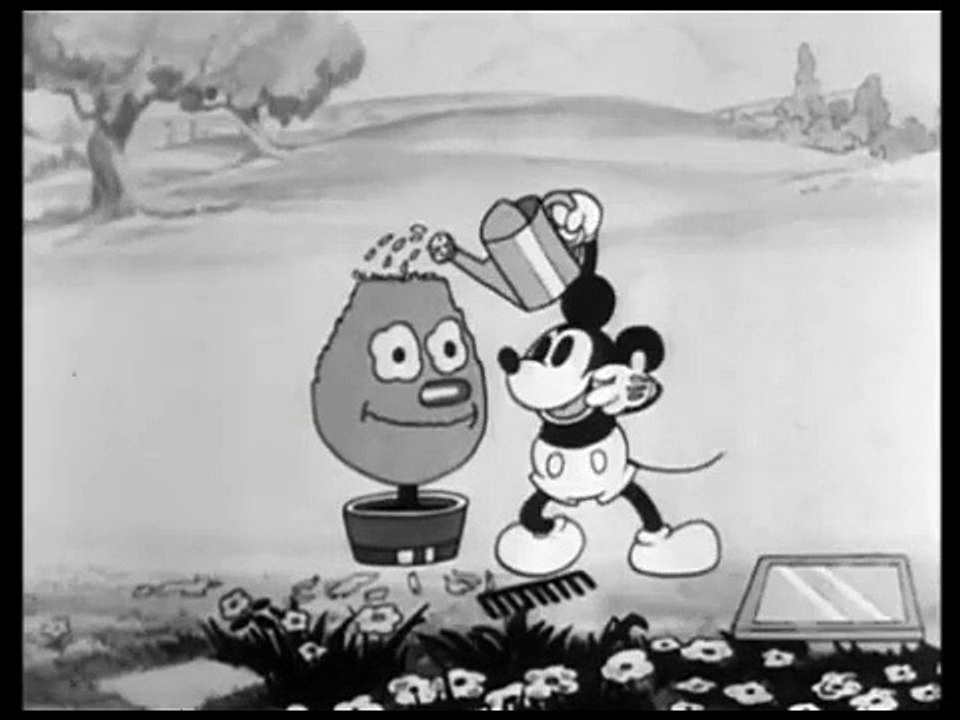 Mickey Mouse e Pluto - Mickey Corta a Grama (1931)