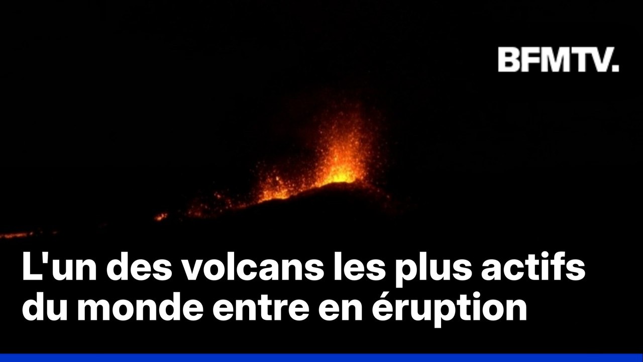 La Réunion: le volcan du Piton de la Fournaise entre en éruption