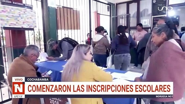 INICIO LAS INSCRIPCIONES ESCOLARES