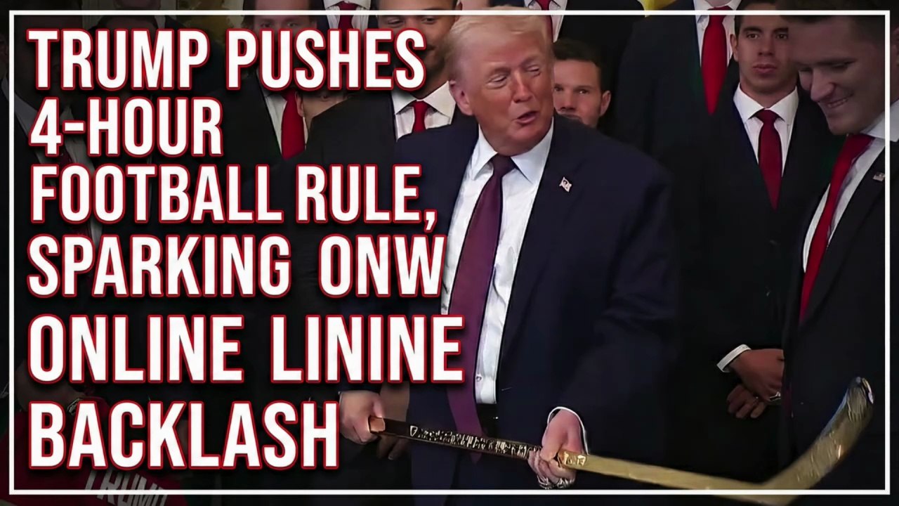 Trump Pushes 4‑Hour Army‑Navy Football Rule, Sparking Online Backlash
