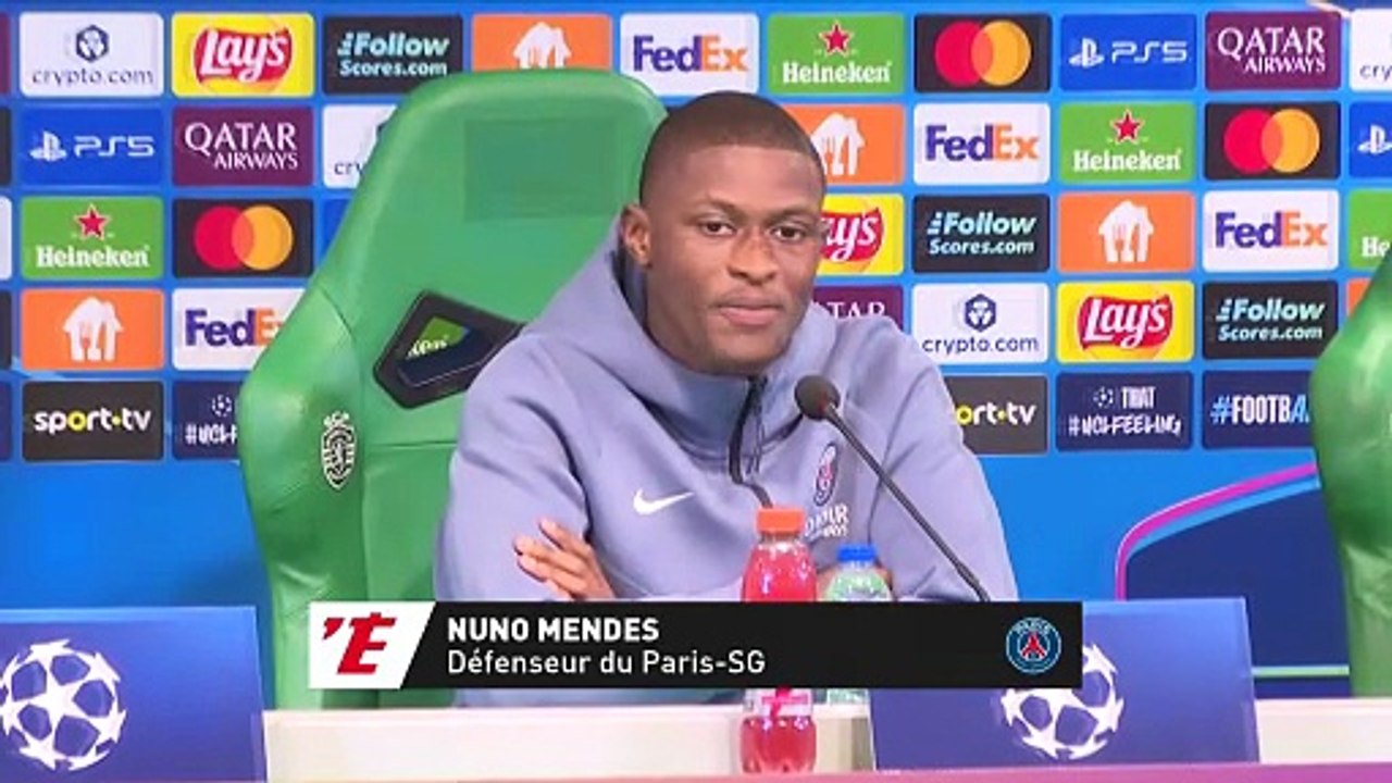 Nuno Mendes : « Une fierté de revenir à la maison » - Foot - Ligue des champions