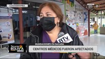 Hospitales suspenden atención por inundaciones; pacientes de emergencia serán derivados a otros centros de salud en Cochabamba