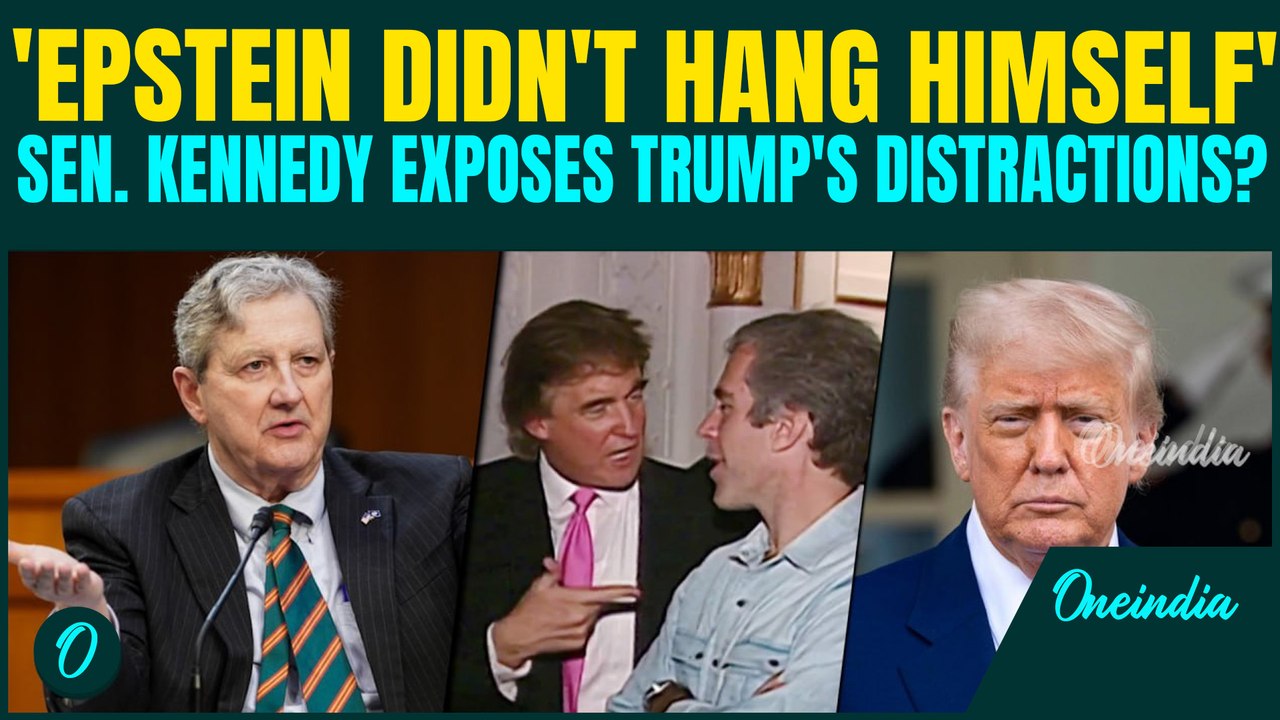 Trump's Role In Epstein Death Out? Sen. Kennedy EXPOSES Shady Death Of Epstein And New War Tactics