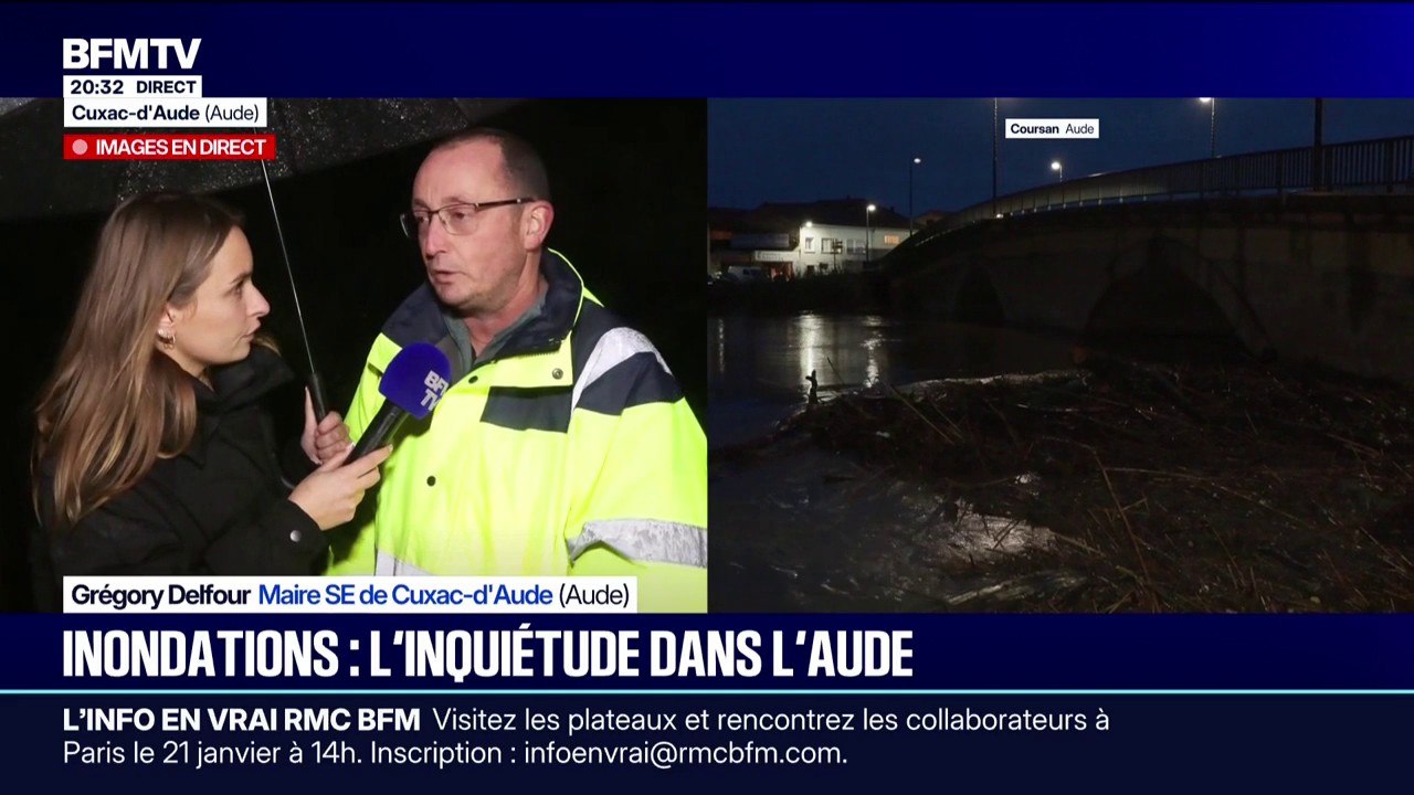 Inondations dans l'Aude: plusieurs routes départementales sont fermées