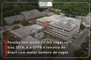 Paraíba tem quase 22 mil vagas no Sisu 2026, e a UFPB é terceira do Brasil com maior número de vagas