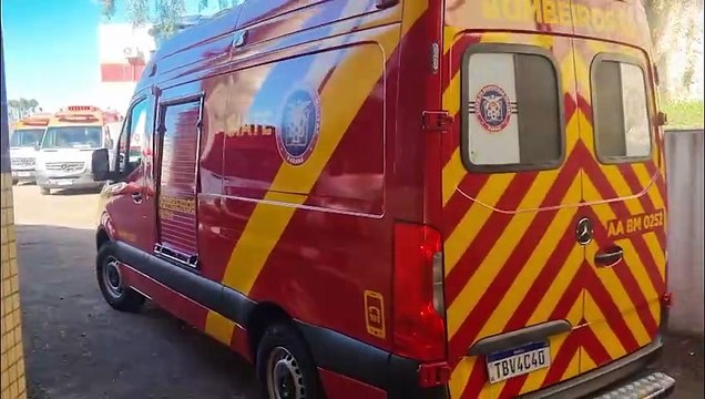 Pintor cai em sobrado e é socorrido com ferimento na cabeça no Centro de Cascavel