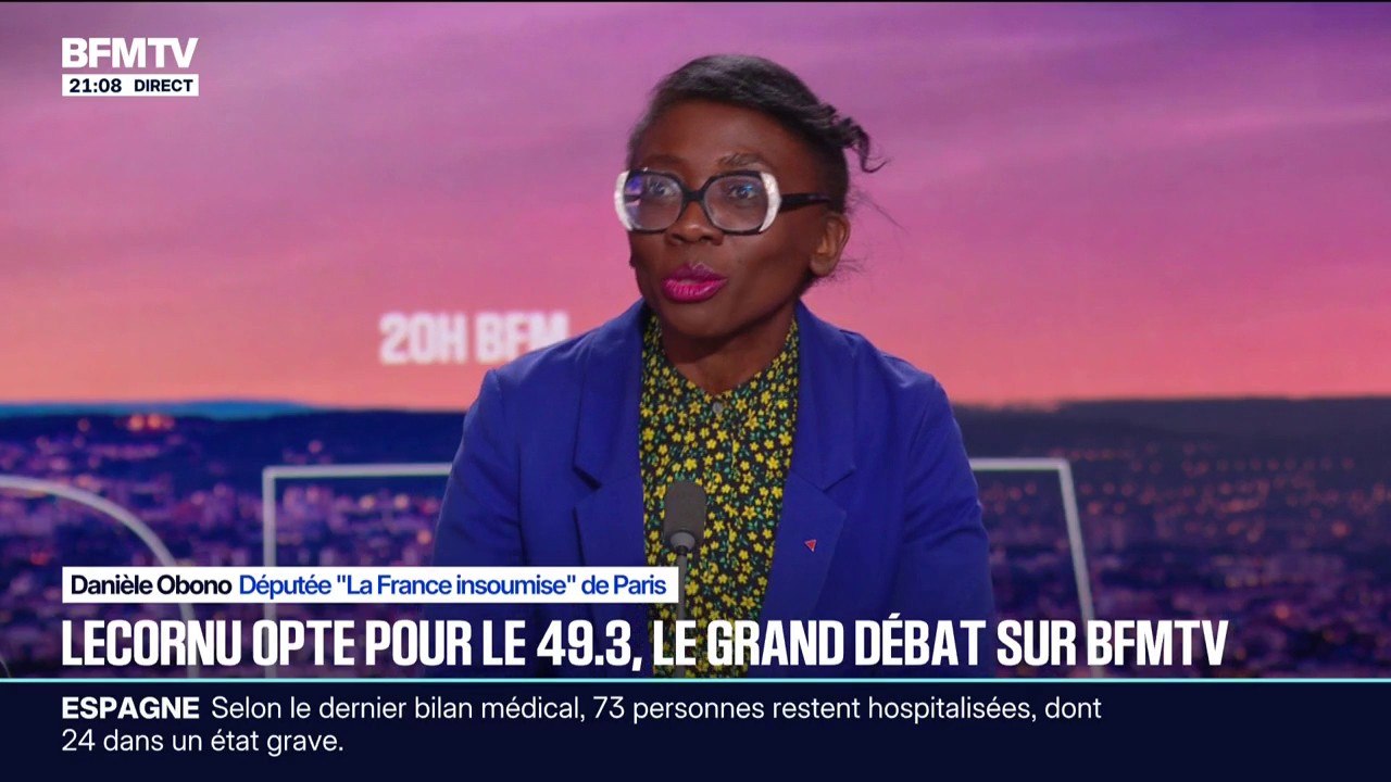 Budget/49.3: "Le 49.3 va servir à imposer un budget de coupes budgétaires", dénonce Danièle Obono, députée (LFI)