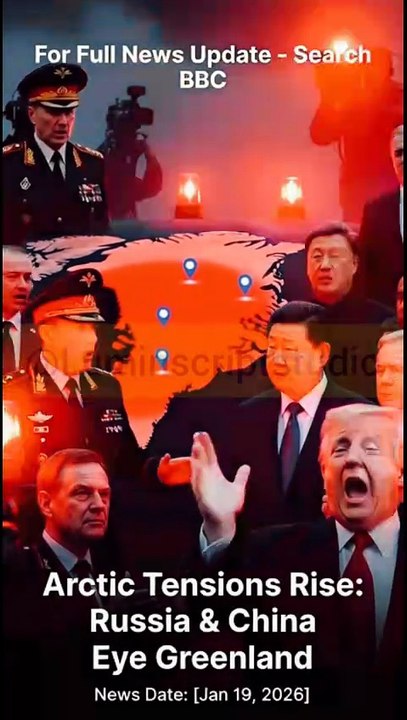 Arctic Tensions Rise Russia & China Eye Greenland  LuminscriptStudio
