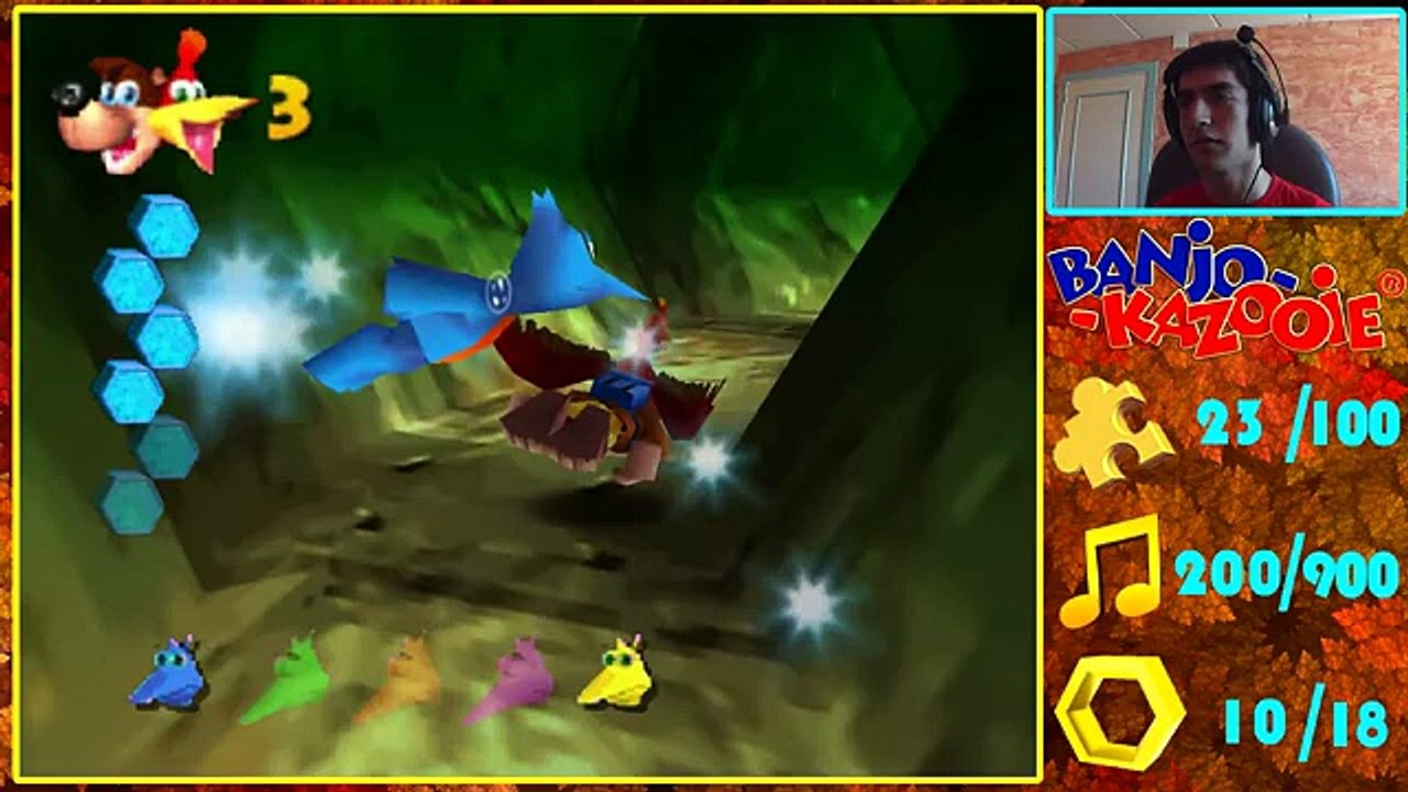 Banjo-Kazooie (N64) guía 100% #4_ Caverna de Clanker (Clanker's Cavern)