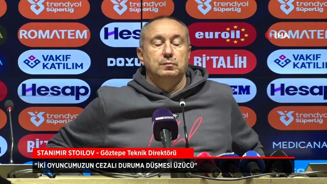 Göztepe Teknik Direktörü Stanimir Stoilov: Gerçekten çok değerli bir galibiyet