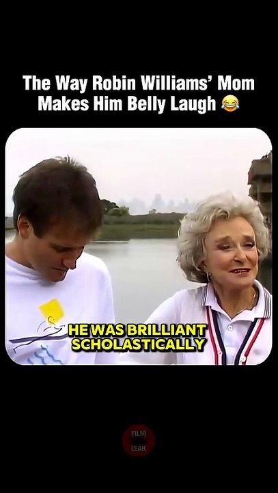Robin Williams n'arrête pas de rire avec sa mère #shorts