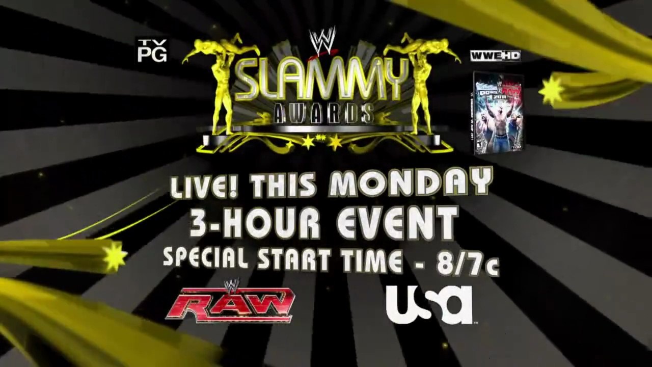 Raw 12/13/2010 Promo (Slammy Awards 2010)