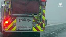 Freezing and foggy conditions lead to car wrecks in Colorado