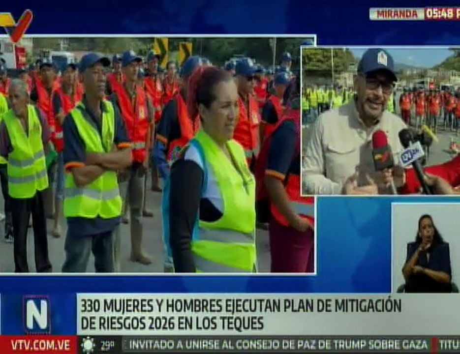Miranda | Dotan de insumos a 33 cuadrillas que ejecutarán el Plan de Mitigación de Riesgos 2026