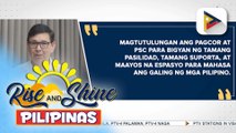 PAGCOR at PSC, nagkasundo sa pagpapaganda ng sports facilities sa bansa at pagpapalakas ng suporta para sa mga atletang Pinoy