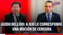 José Jerí tendría que afrontar moción de censura y no de vacancia, afirma congresista Guido Bellido