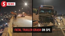 Trailer crash on Setiawangsa-Pantai Expressway claims two lives