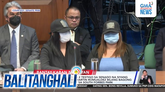 Curlee Discaya, itinuro ng 2 testigo sa Senado na siyang tumukoy umano kay Rep. Martin Romualdez bilang bagong may-ari ng isang property sa South Forbes Park | Balitanghali
