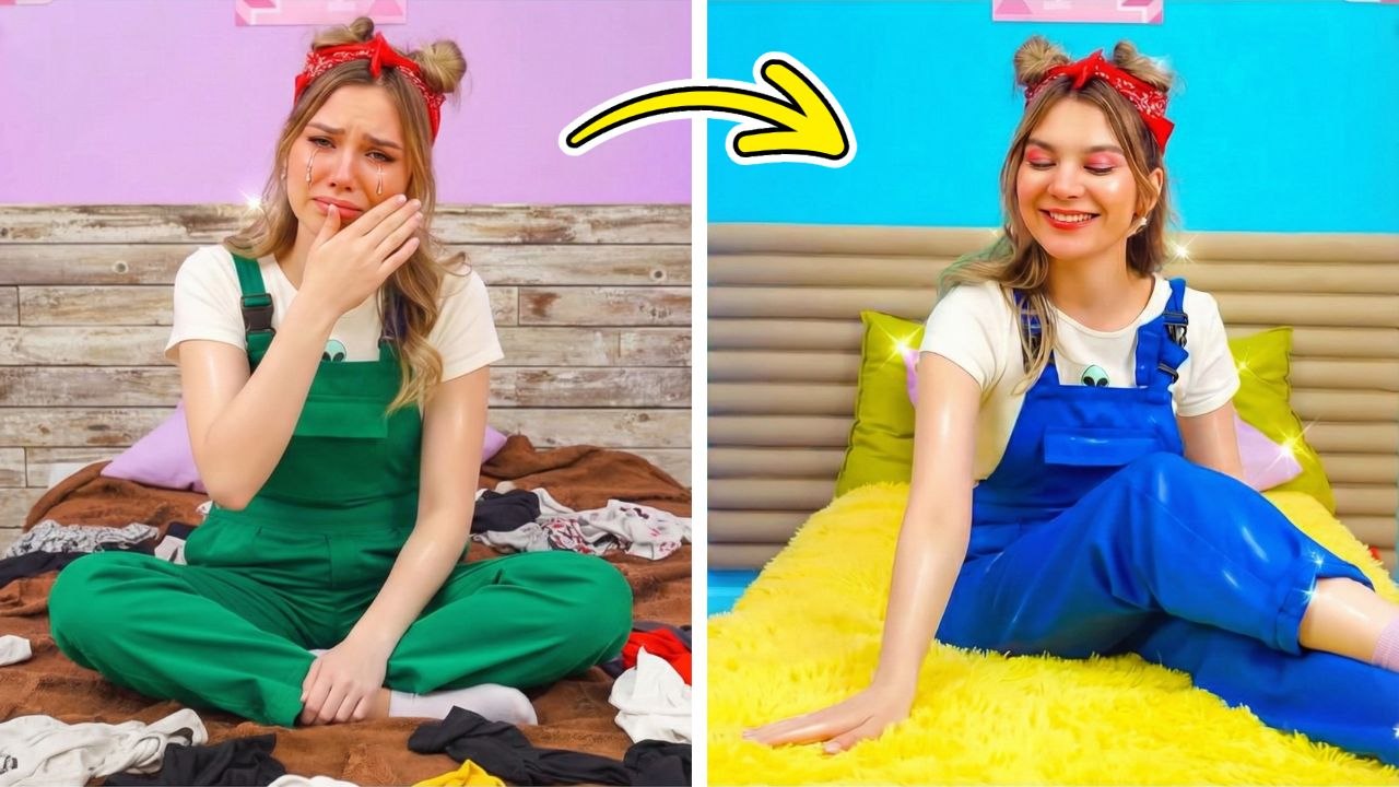 Trucs pas chers pour une rénovation DIY de votre chambre 🏠✨ De RIEN à MILLIARDAIRE !
