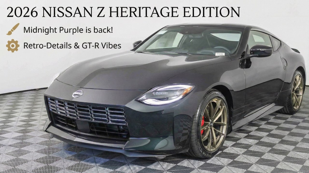 2026 Nissan Z Heritage Edition: Midnight Purple is back!