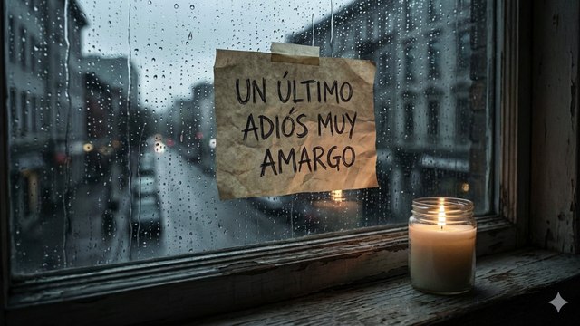 🖤👋 Un Último Adiós Muy Amargo 👋🖤