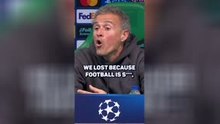 Enrique declares 'football is s***' after late PSG loss