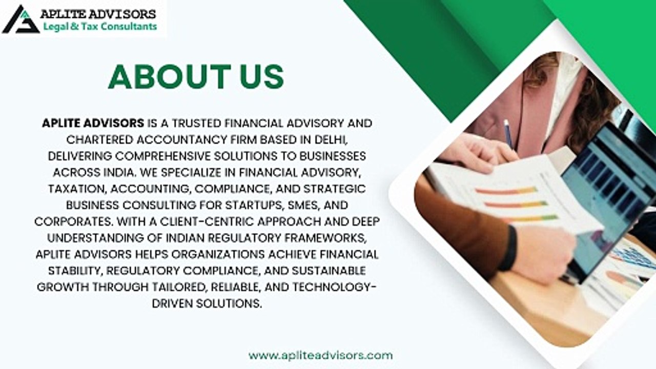 The Best Financial Advisor in Delhi for Businesses – Aplite Advisors