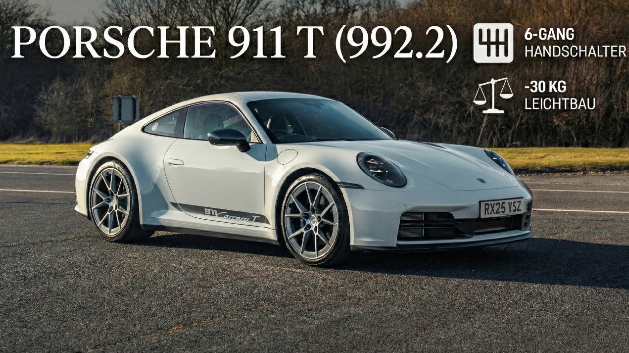 Darum ist der 2025 Porsche 911 T (992.2) der bessere Carrera