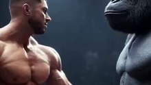 Realistic Slap Challenge Bodybuilder vs Gorilla