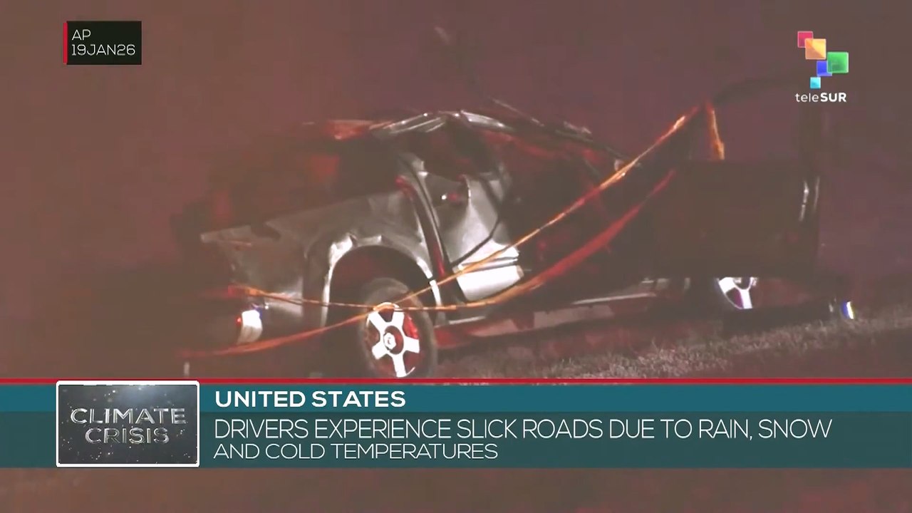 United States: Drivers experience slick roads due to rain, snow and cold temperatures