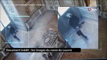 Louvre Müzesi'ndeki 4,5 milyar TL'lik akılalmaz soygunun yeni görüntüleri ortaya çıktı