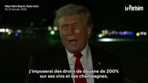 Trump tacle Macron et menace de taxer à 200 % les vins et champagnes